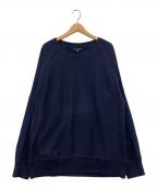 Engineered Garmentsエンジニアドガーメンツ）の古着「ラメテープデザインスウェット」｜ネイビー
