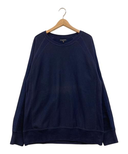 Engineered Garments（エンジニアド ガーメンツ）Engineered Garments (エンジニアードガーメンツ) ラメテープデザインスウェット ネイビー サイズ:XLの古着・服飾アイテム