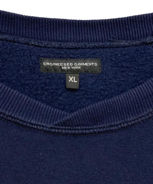 Engineered Garments（エンジニアド ガーメンツ）Engineered Garments (エンジニアードガーメンツ) ラメテープデザインスウェット ネイビー サイズ:XLの古着・服飾アイテム