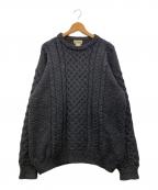 L.L.Beanエルエルビーン）の古着「70~80s USED アイルランド製フィッシャーマンニット」｜グレー
