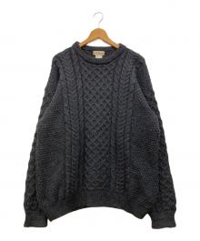 L.L.Bean（エルエルビーン）の古着「70~80s USED アイルランド製フィッシャーマンニット」｜グレー