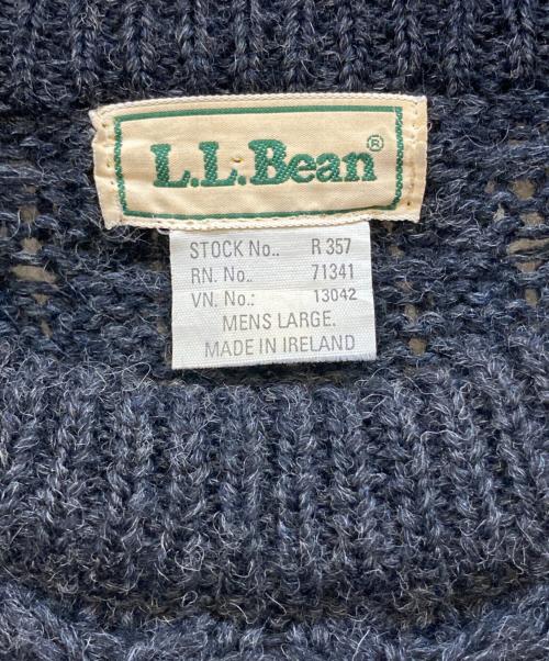 L.L.Bean（エルエルビーン）L.L.Bean (エルエルビーン) 70~80s USED アイルランド製フィッシャーマンニット グレー サイズ:Lの古着・服飾アイテム