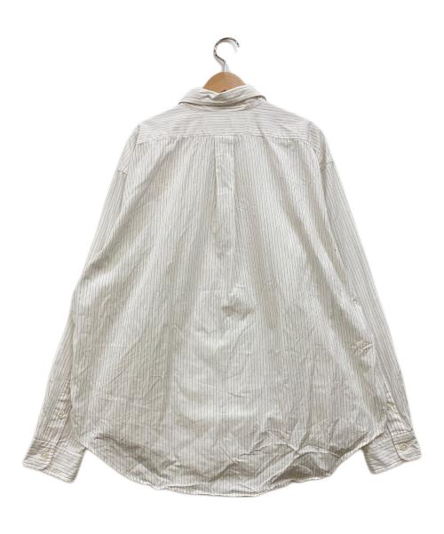 THE SHINZONE（ザ シンゾーン）THE SHINZONE (ザ シンゾーン) STRIPED DADDY SHIRT ホワイト サイズ:RSの古着・服飾アイテム