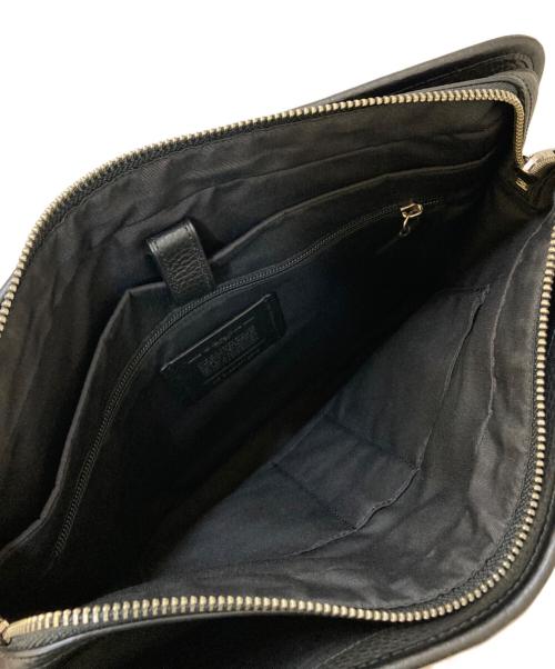 COACH（コーチ）COACH (コーチ) レザーブリーフケース ブラック×レッドの古着・服飾アイテム