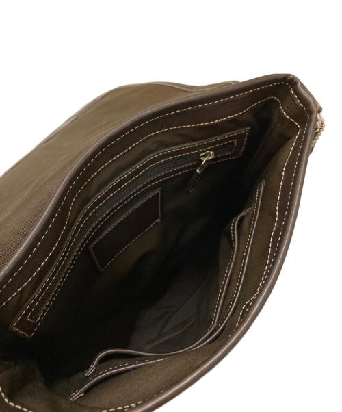 COACH（コーチ）COACH (コーチ) シグネチャー フラップ ショルダーバッグ ブラウンの古着・服飾アイテム