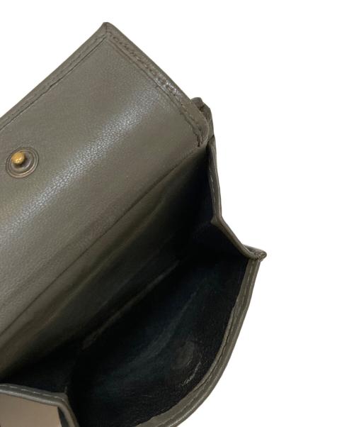 BOTTEGA VENETA（ボッテガベネタ）BOTTEGA VENETA (ボッテガベネタ) イントレチャート2つ折り財布 ブラックの古着・服飾アイテム