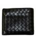 BOTTEGA VENETA (ボッテガベネタ) イントレチャート2つ折り財布 ブラック：15000円