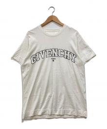 GIVENCHY（ジバンシィ）の古着「COLLEGE EMBROIDERED LOGO TEE」｜ホワイト