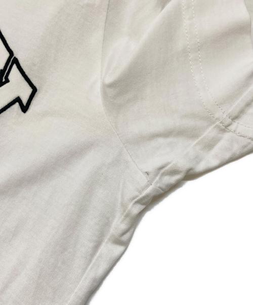GIVENCHY（ジバンシィ）GIVENCHY (ジバンシィ) COLLEGE EMBROIDERED LOGO TEE ホワイト サイズ:XSの古着・服飾アイテム