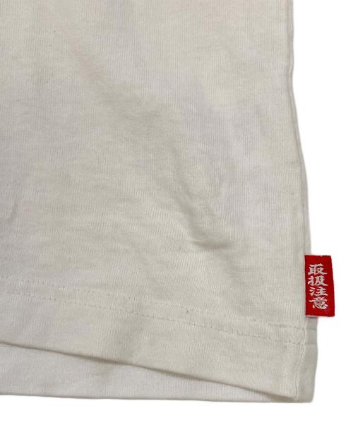 BlackEyePatch（ブラックアイパッチ）BlackEyePatch (ブラックアイパッチ) TOMODACHI LABEL RHINESTONE TEE ホワイト サイズ:XLの古着・服飾アイテム