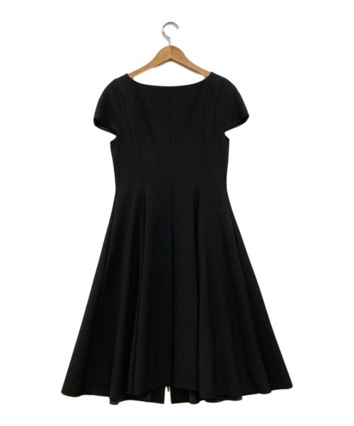 FOXEY NEWYORK（フォクシーニューヨーク）FOXEY NEWYORK (フォクシーニューヨーク) フロントジップワンピース ブラック サイズ:38の古着・服飾アイテム