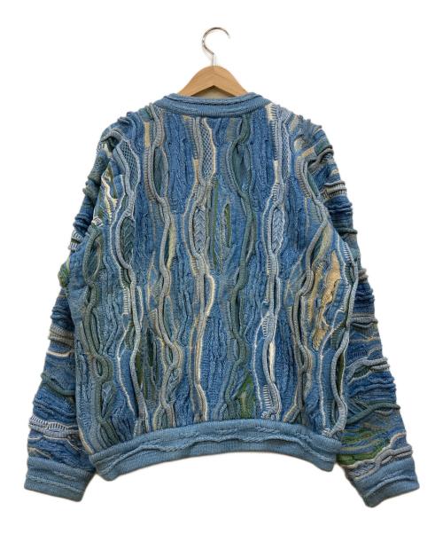 Coogi（クージー）Coogi (クージー) 3Dニット ブルー サイズ:SSの古着・服飾アイテム