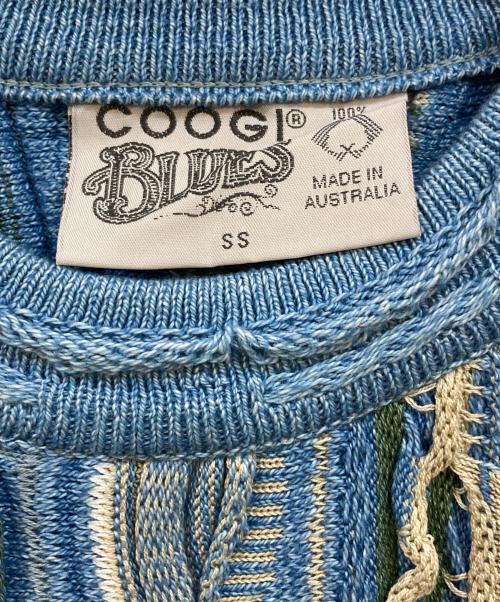 Coogi（クージー）Coogi (クージー) 3Dニット ブルー サイズ:SSの古着・服飾アイテム