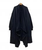 ZUCCAズッカ）の古着「変形ロングコート」｜ブラック