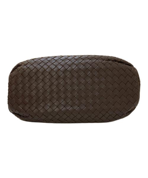 BOTTEGA VENETA（ボッテガベネタ）BOTTEGA VENETA (ボッテガベネタ) イントレチャートショルダーバッグ ブラウンの古着・服飾アイテム