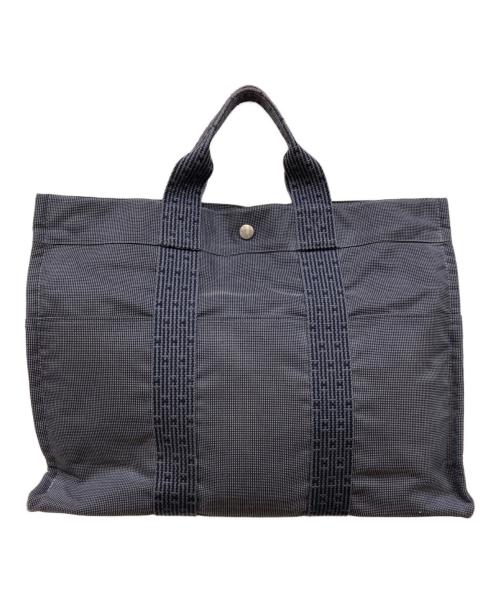 HERMES（エルメス）HERMES (エルメス) エールライントートMM ブラックの古着・服飾アイテム