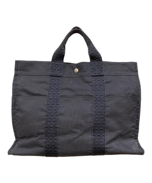 HERMES（エルメス）HERMES (エルメス) エールライントートMM ブラックの古着・服飾アイテム