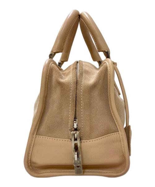 LOEWE（ロエベ）LOEWE (ロエベ) スウェード アマソナ30 ハンドバッグ ピンクの古着・服飾アイテム