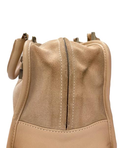 LOEWE（ロエベ）LOEWE (ロエベ) スウェード アマソナ30 ハンドバッグ ピンクの古着・服飾アイテム
