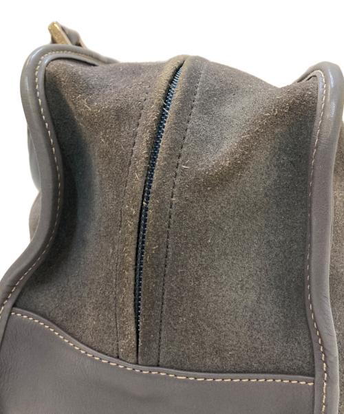 LOEWE（ロエベ）LOEWE (ロエベ) スウェード アマソナ30 ハンドバッグ ネイビーの古着・服飾アイテム