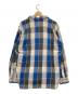 SEQUEL (シークエル) オープンカラーネルシャツ ブルー サイズ:L：12000円