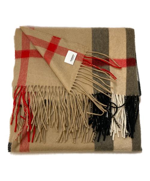 BURBERRY LONDON（バーバリーロンドン）BURBERRY LONDON (バーバリーロンドン) 大判ノヴァチェックカシミヤストール ベージュの古着・服飾アイテム
