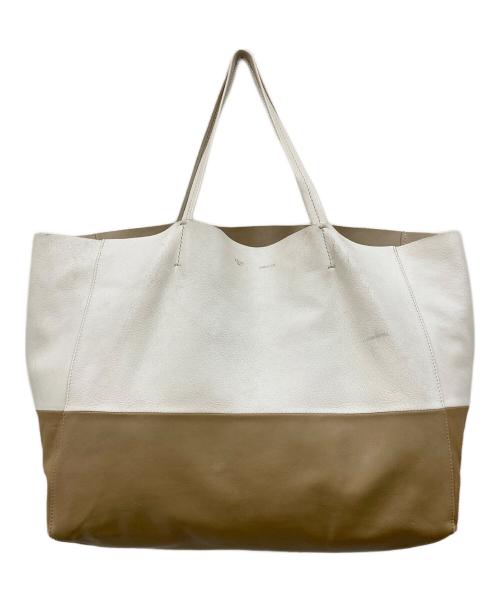 CELINE（セリーヌ）CELINE (セリーヌ) ホリゾンタルトートバッグ ベージュの古着・服飾アイテム