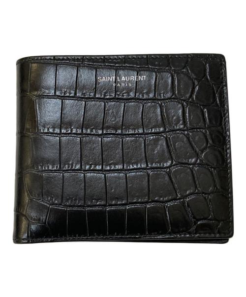 Saint Laurent Paris（サンローランパリ）Saint Laurent Paris (サンローランパリ) イースト/ウェスト ウォレット ブラックの古着・服飾アイテム