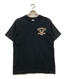 IRON HEART（アイアンハート）の古着「7.5oz ヘビーボディープリントTシャツ」｜ブラック
