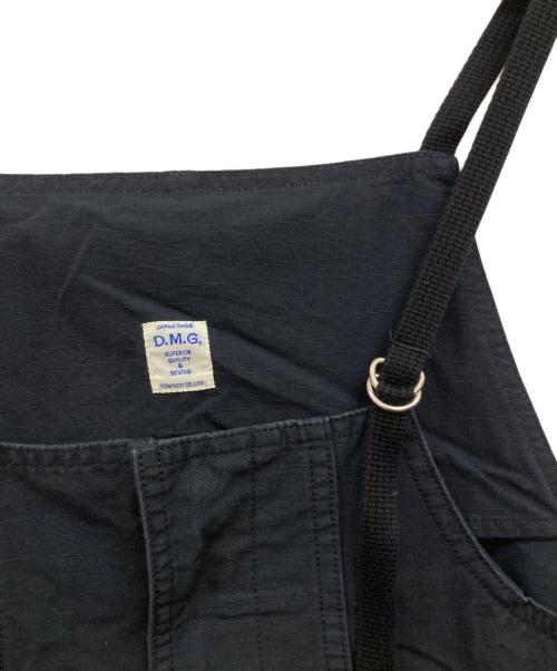 D.M.G（ディーエムジー）D.M.G (ディーエムジー) ミリタリーサロペットスカート ブラック サイズ:Fの古着・服飾アイテム