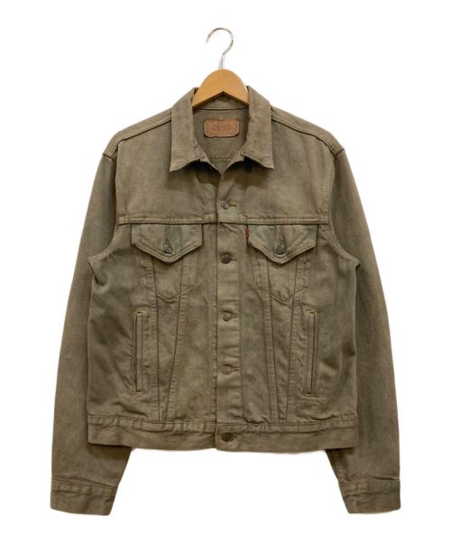 LEVI'S（リーバイス）LEVI'S (リーバイス) 製品染め トラッカージャケット カーキ サイズ:Mの古着・服飾アイテム