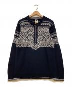 DOLCE & GABBANAドルチェ＆ガッバーナ）の古着「デザインハーフジップニット」｜ネイビー