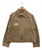MASLANDマスランド）の古着「50s~60s ヴィンテージ フィッシングジャケット」｜ベージュ