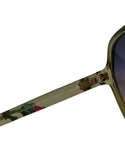 GUCCI（グッチ）GUCCI (グッチ) フラワーサングラス サイズ:60□16 135の古着・服飾アイテム