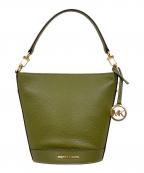 MICHAEL KORSマイケル・コース）の古着「バケットバッグ スモール TOWNSEND ショルダー ハンドバッグ」｜グリーン