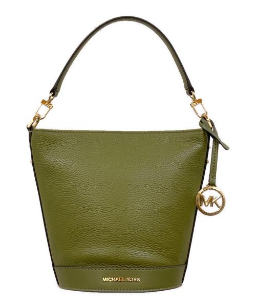 MICHAEL KORS（マイケル・コース）MICHAEL KORS (マイケルコース) バケットバッグ スモール TOWNSEND ショルダー ハンドバッグ グリーンの古着・服飾アイテム
