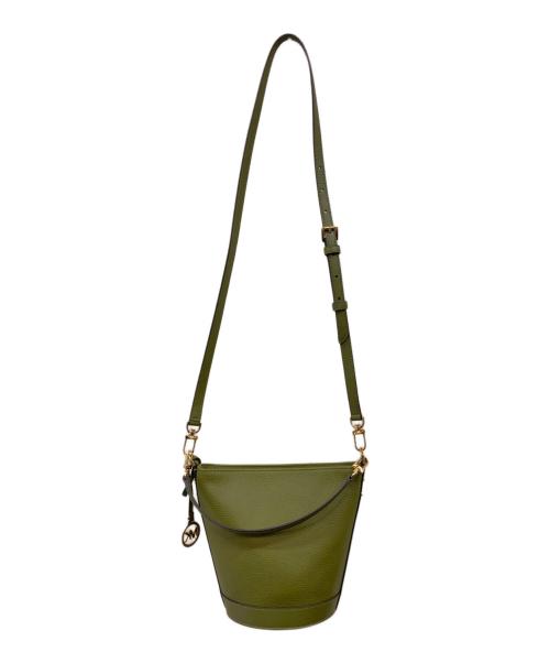 MICHAEL KORS（マイケル・コース）MICHAEL KORS (マイケルコース) バケットバッグ スモール TOWNSEND ショルダー ハンドバッグ グリーンの古着・服飾アイテム
