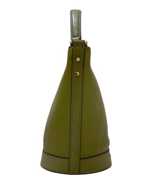 MICHAEL KORS（マイケル・コース）MICHAEL KORS (マイケルコース) バケットバッグ スモール TOWNSEND ショルダー ハンドバッグ グリーンの古着・服飾アイテム