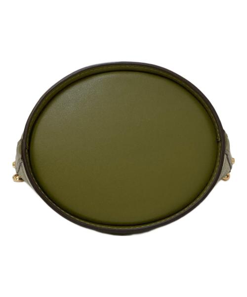 MICHAEL KORS（マイケル・コース）MICHAEL KORS (マイケルコース) バケットバッグ スモール TOWNSEND ショルダー ハンドバッグ グリーンの古着・服飾アイテム