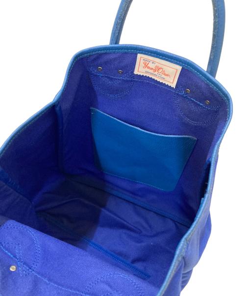 YOUNG & OLSEN The DRYGOODS STORE（ヤングアンドオルセン ザ ドライグッズストア）YOUNG & OLSEN The DRYGOODS STORE (ヤングアンドオルセン ザ ドライグッズストア) トートバッグ ブルーの古着・服飾アイテム