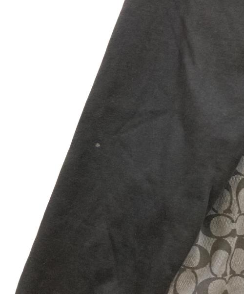 COACH（コーチ）COACH (コーチ) シグネチャー クルーネック スウェット ブラック サイズ:Lの古着・服飾アイテム