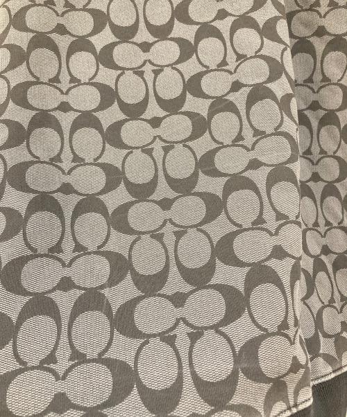 COACH（コーチ）COACH (コーチ) シグネチャー クルーネック スウェット ブラック サイズ:Lの古着・服飾アイテム