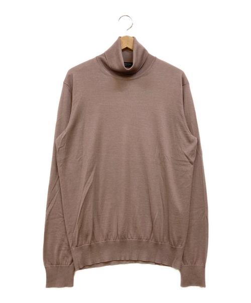 ERMENEGILDO ZEGNA（エルメネジルド・ゼニア）Ermenegildo Zegna (エルメネジルド・ゼニア) カシミヤシルクニット ピンク サイズ:50の古着・服飾アイテム