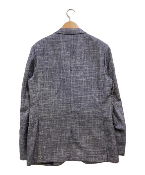 ERMENEGILDO ZEGNA（エルメネジルド・ゼニア）ERMENEGILDO ZEGNA (エルメネジルド・ゼニア) カシミヤシルク 2Bジャケット ネイビー サイズ:7-50Rの古着・服飾アイテム