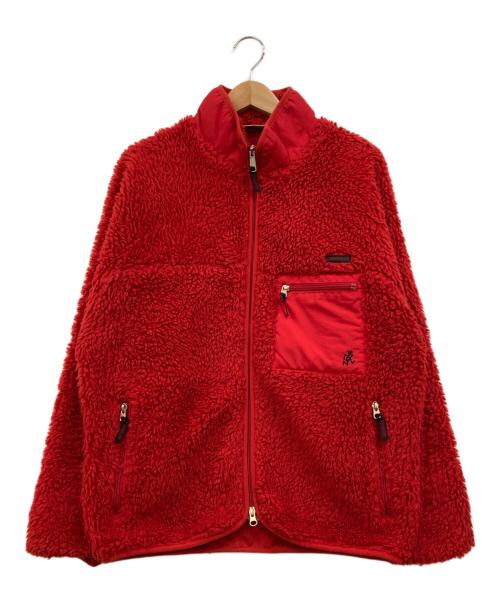 GRAMICCI（グラミチ）GRAMICCI (グラミチ) ボアジャケット レッド サイズ:Mの古着・服飾アイテム
