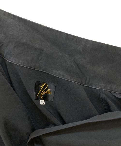 Needles（ニードルズ）Needles (ニードルズ) バタフライ刺繍オープンカラーサテンシャツ ブラック サイズ:Mの古着・服飾アイテム