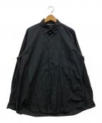 Y-3ワイスリー）の古着「バッグプリント長袖シャツ」｜ブラック