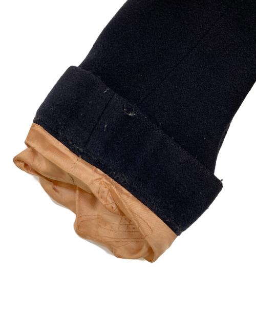 Vivienne Westwood RED LABEL（ヴィヴィアンウエストウッドレッドレーベル）Vivienne Westwood RED LABEL (ヴィヴィアンウエストウッドレッドレーベル) オーブボタン変形ウールアンゴラブレンドコート ネイビー サイズ:Lの古着・服飾アイテム