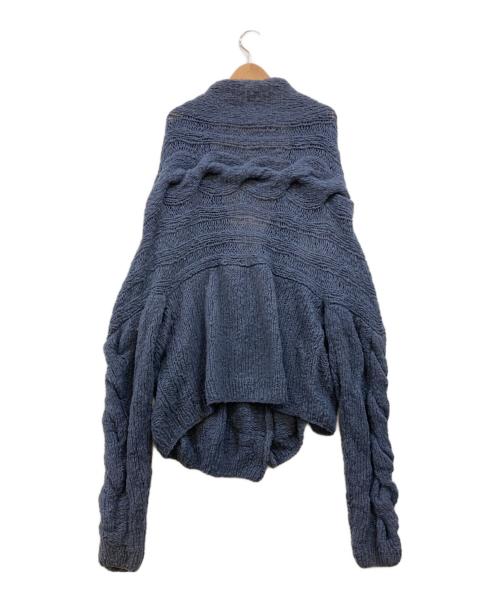 Vivienne Westwood GOLD LABEL（ヴィヴィアン・ウエストウッド ゴールドレーベル）Vivienne Westwood GOLD LABEL (ヴィヴィアン・ウエストウッド ゴールドレーベル) ニットカーディガン ブルー サイズ:Sの古着・服飾アイテム