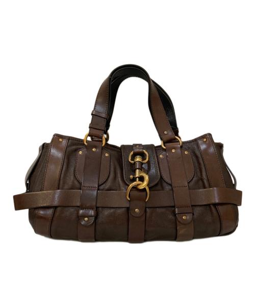 Chloe（クロエ）Chloe (クロエ) ケララ トートバッグ ブラウンの古着・服飾アイテム